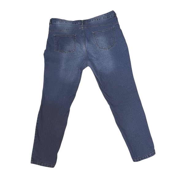 Route 66 Skinny Jeans Women 14 Blue Excellent Stretch Medium Wash Mid Rise - Picture 2 of 7